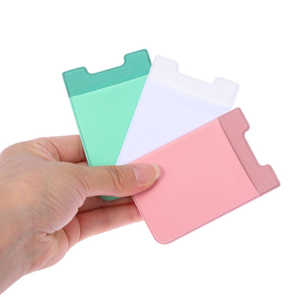 Miếng Dán Nhiều Màu Sắc Co Giãn Để Đựng Thẻ ID Cho Điện Thoại