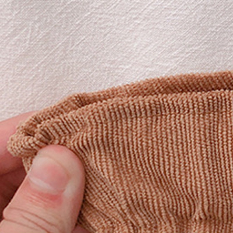 Quần short vải nhung màu sắc đơn giản cho bé gái