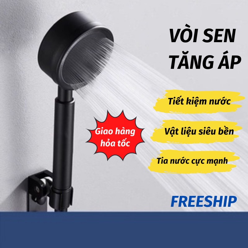 Vòi Hoa Sen Vòi Sen Tăng Áp Tiết Kiệm Nước Cao Cấp Không Gỉ Thiết Kế Sang Trọng LEON OFFICIAL