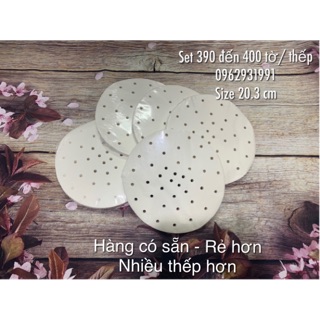 Giấy nến - set 5 Thếp giấy size 20.3 ,1 thếp gồm 390->400 tờ dùng cho NCKD và Xửng hấp