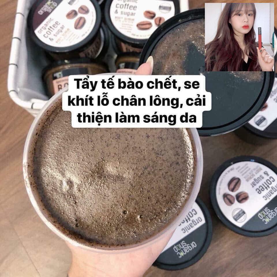 Tẩy da chết toàn thân Organic Coffee & Sugar Body Scrub