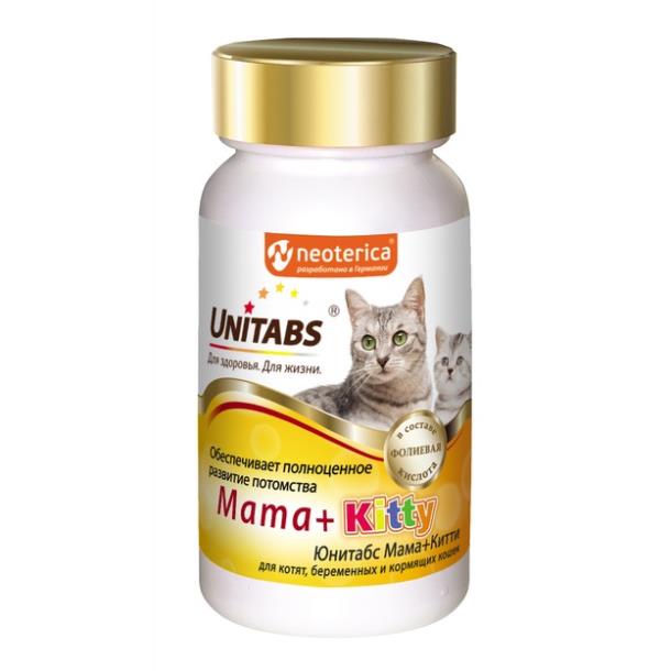 Vitamin kích sữa cho mèo bầu, tẩm bổ mèo cho con bú và mèo con Unitabs Mama+Kitty (hàng cao cấp) - Nà Ní Pet Shop