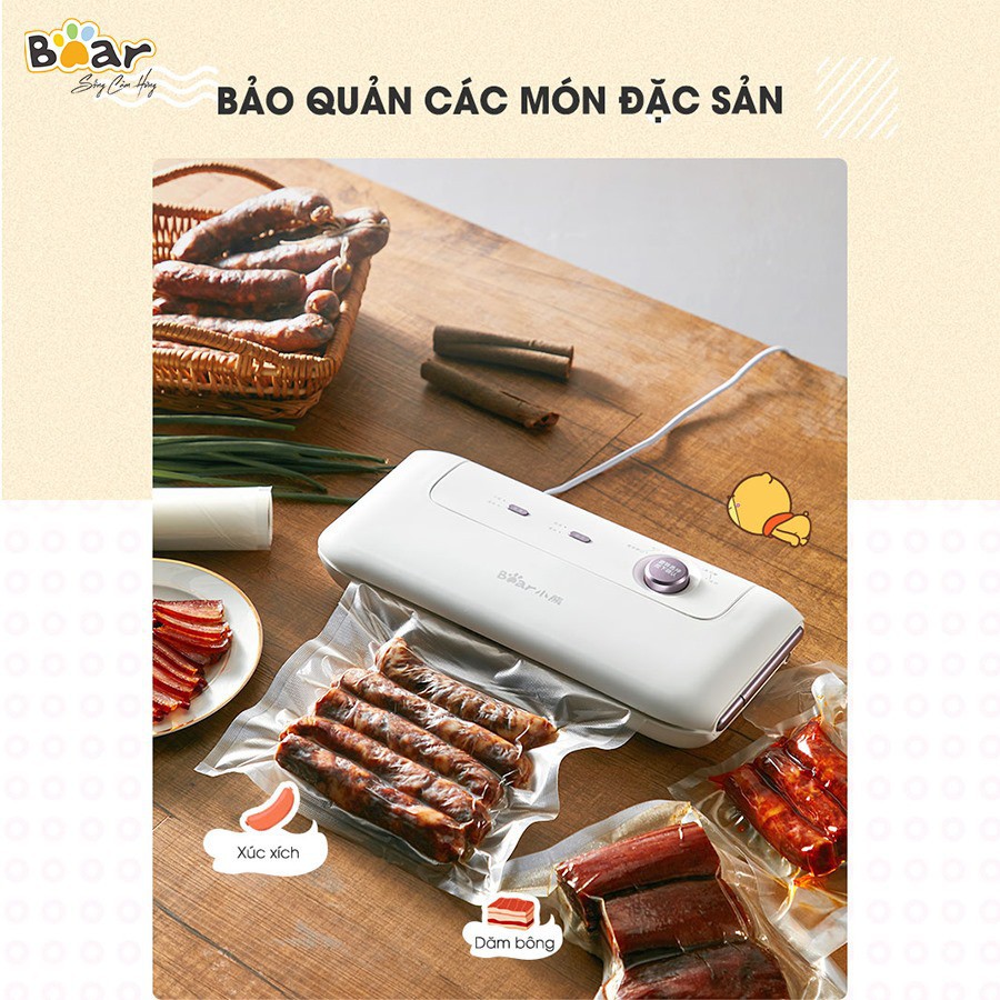 Hàng chính hãng 💝FREESHIPP💝  Máy hút chân không Bear FKJ-A01F1 - Cream - Hàng quốc tế