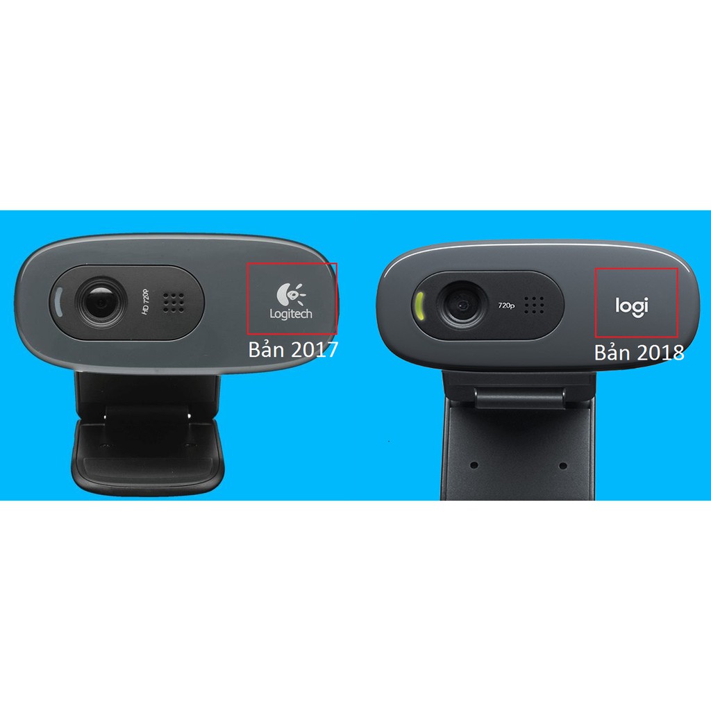 Webcam Học trực tuyến, Live Stream Học Online Dùng Cho Máy Tính Logitech C270 Tặng Kèm Đầu micro USB OTG nhiều màu