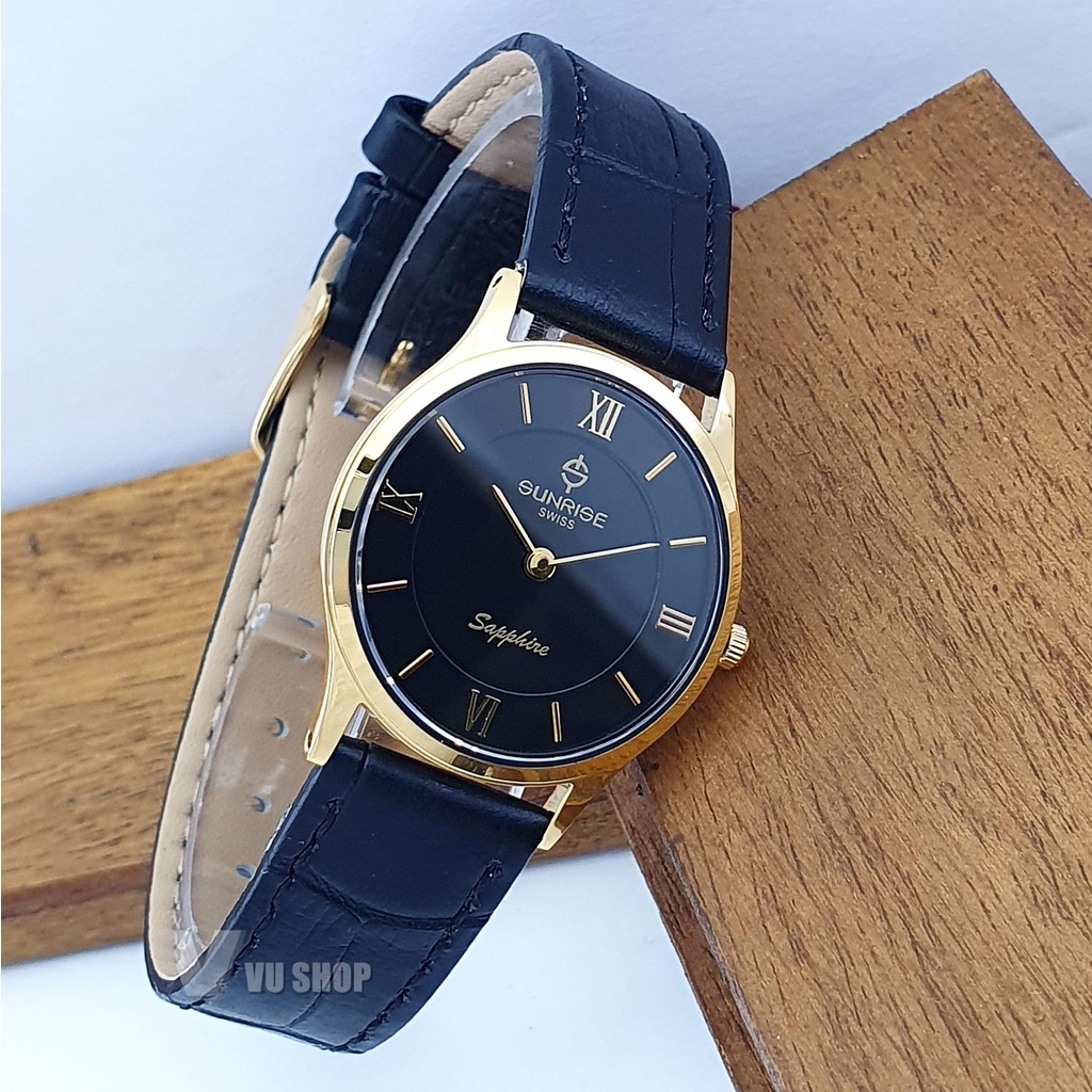 Đồng hồ nữ Sunrise DL736PWC - Kính sapphire