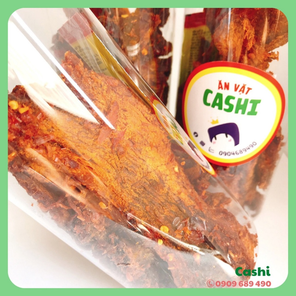Khô bò miếng 300g_Đồ ăn vặt Cashi TPHCM