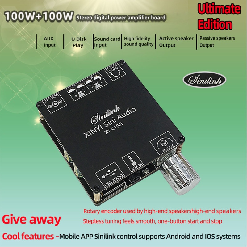 Bảng Mạch Khuếch Đại Tín Hiệu Bluetooth 200W DC6-24V Cho Điện Thoại