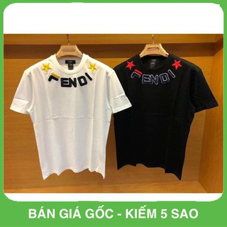Áo phông unisex fendi thun co giãn 4 chiều thoáng mát