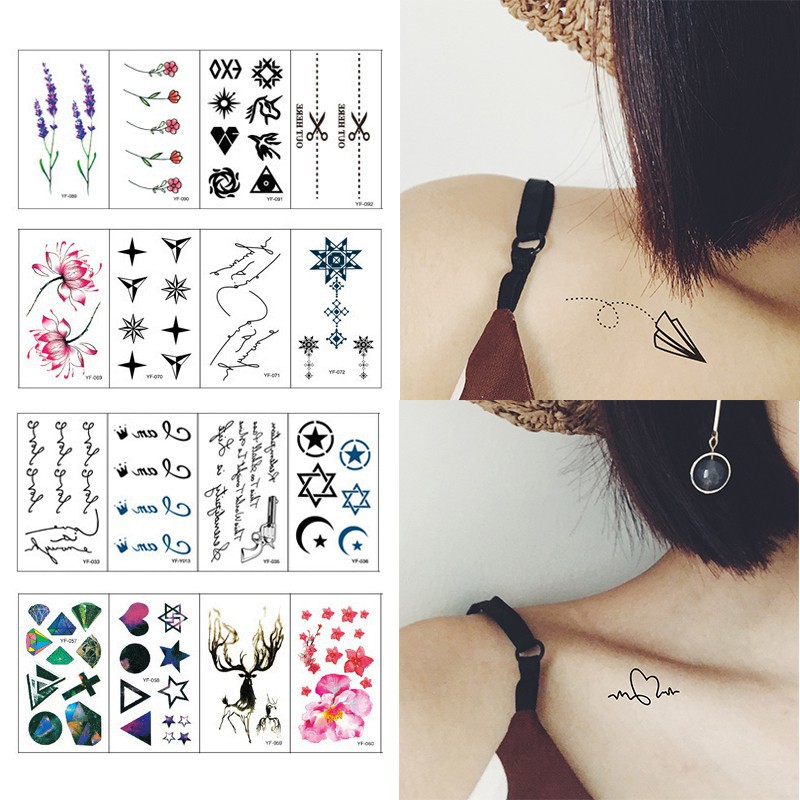 30 Tờ Hình Xăm Dán Tattoo Xăm Nước Tha Thu 1652 Shop Tiện Ích Việt Nam 99