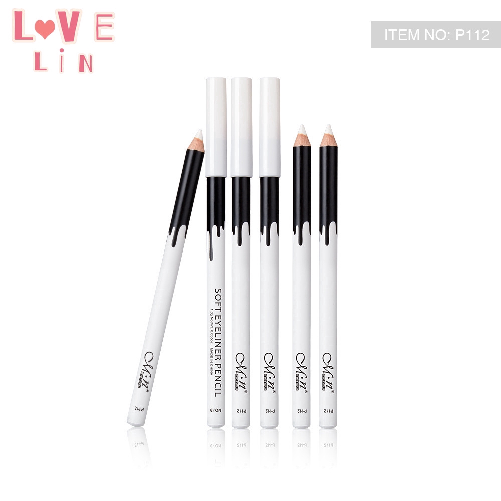 [Lovelin] Bút Kẻ Mắt Màu Trắng Tơ Tằm Miele Wo Độ Bóng Cao Chống Thấm Nước