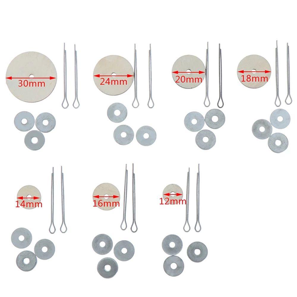 Set 10 Khớp Nối Bằng Gỗ 12-30mm Làm Búp Bê Handmade DIY