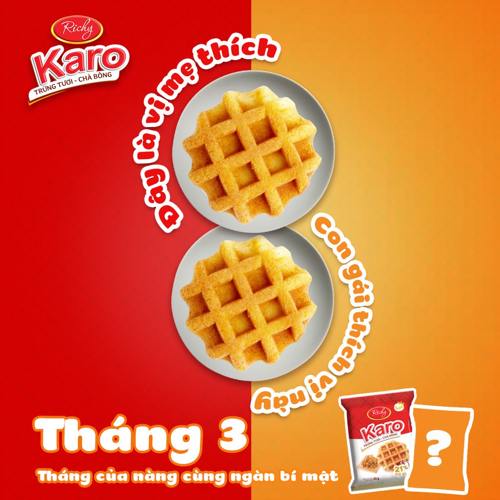 Bánh Karo trứng tươi - chà bông