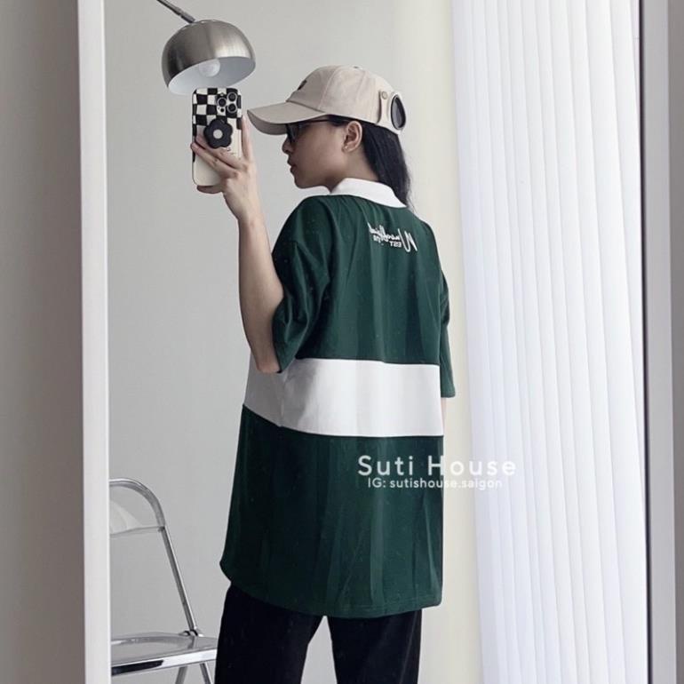 Áo Polo Unisex Mẫu W.Z.S Và Các Mẫu Cổ Đức Form Rộng Ulzzang Nam Nữ