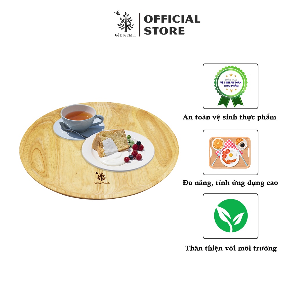 Dĩa gỗ size nhỏ - D215 Gỗ Đức Thành 24131