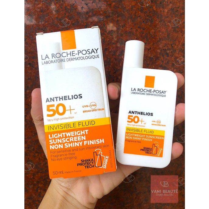 Kem chống nắng dạng sữa lỏng nhẹ không nhờn rít La Roche-Posay Anthelios Invisible Fluid SPF 50+ 50ml | BigBuy360 - bigbuy360.vn