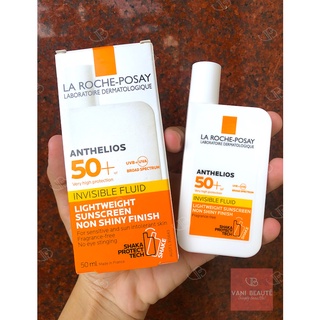 [Date mới-bản CŨ] Kem chống nắng dạng sữa lỏng nhẹ không nhờn rít La Roche-Posay Anthelios Invisible Fluid SPF 50+ 50ml