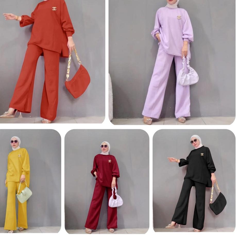 Set Áo Len Tay Dài SIZE Lớn XXL + Chân Váy Xòe Cho Nữ (7 Màu)