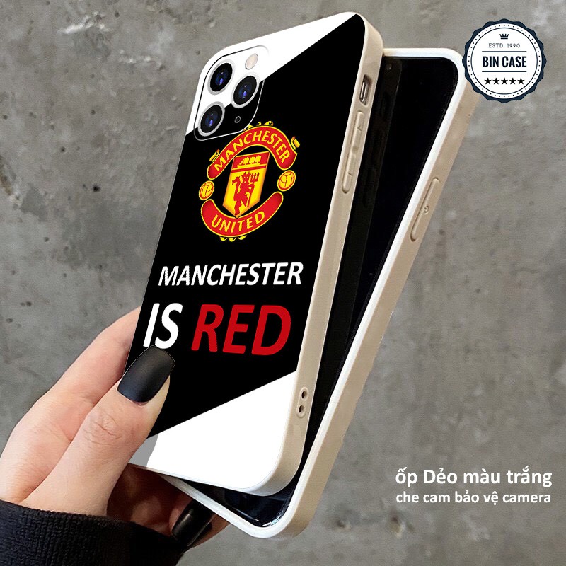 ⚽Ốp Lưng Logo MU Thiết Kế Đẹp ⚽Ốp Man Utd Manchester United iphone 13 12 11 Pro Max 6s 6 7 8 Plus X Xr Xs Max BONGDA131