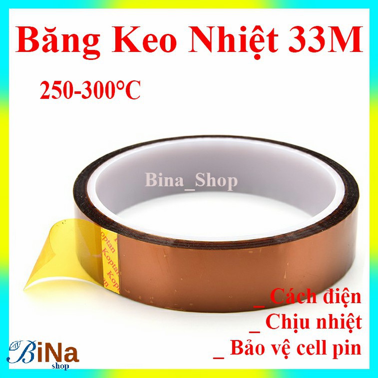 Băng keo cách điện bảo vệ cell pin 10mm/20mm/30mm