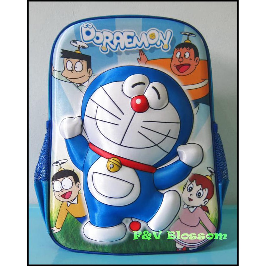 Ba lô đi học in hình DORAEMON & FRIENDS chất lượng cao cho bé