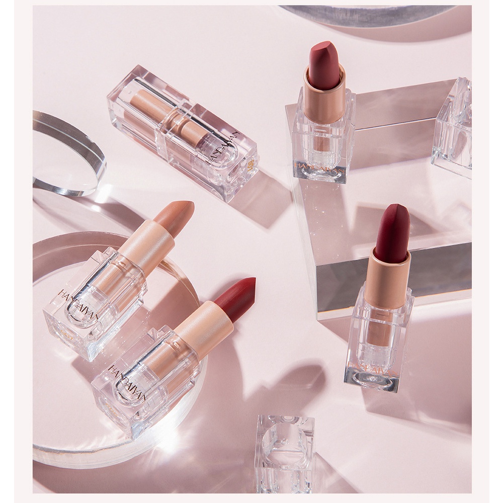 Son Môi Trang Điểm Màu Sắc Nude Khô Nhanh Phong Cách Âu Mỹ Fan'Er