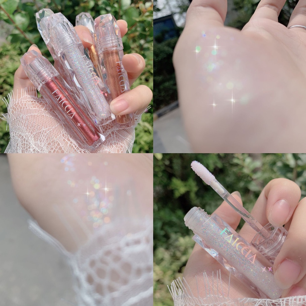 FAICCIAPhấn Mắt Dạng Lỏng Feixi Ánh Sáng Phân Cực, Ánh Sáng Cao, Nước Mắt Nằm Tằm, Trang Điểm Mắt, Phấn Mắt Đơn Sắc Khôn | BigBuy360 - bigbuy360.vn