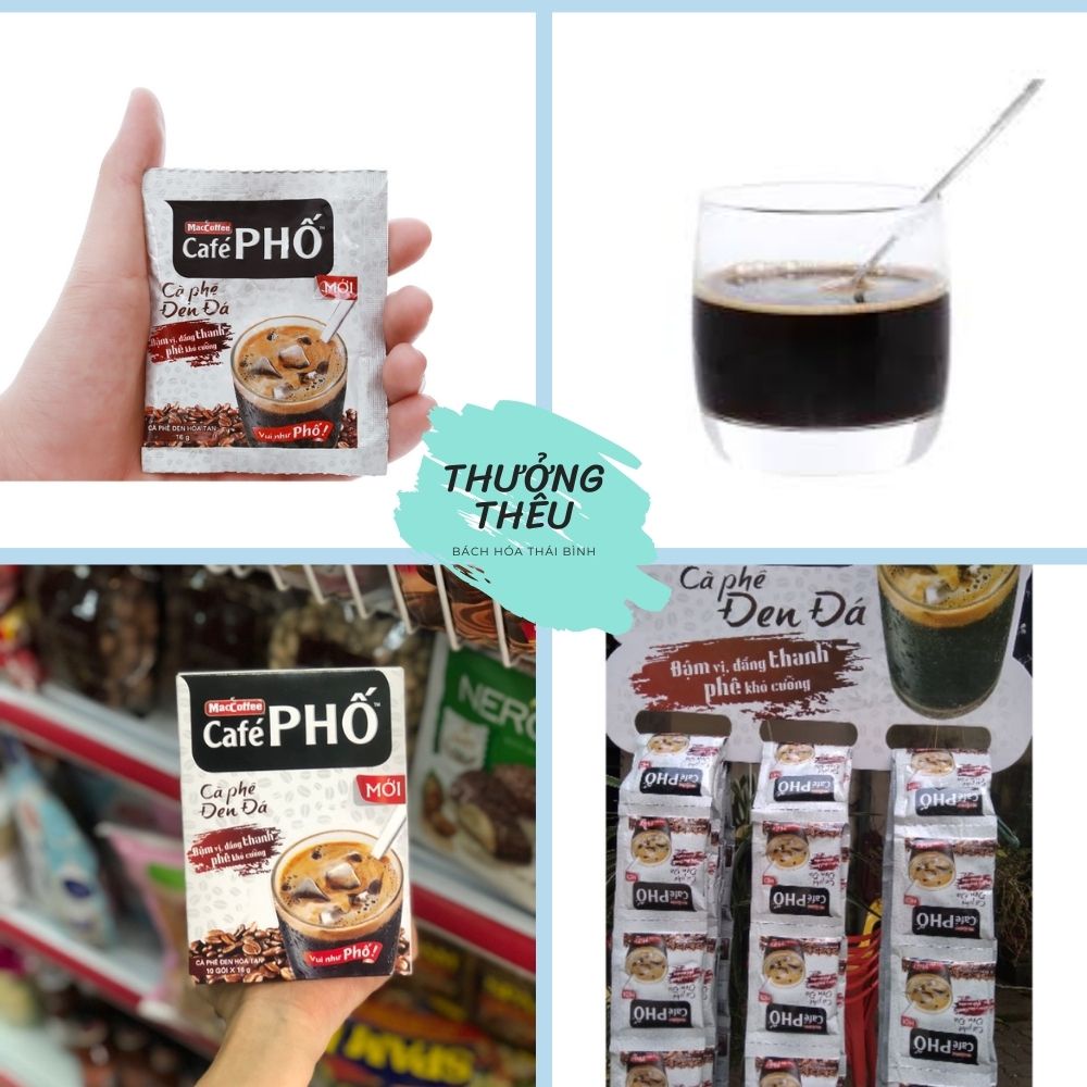 Cà phê hòa tan Phố Sữa Đá (10 gói x 24g) MacCoffee