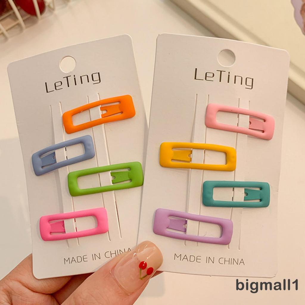 Set 8 Kẹp Tóc Hình Dáng Dễ Thương Cho Bé Gái