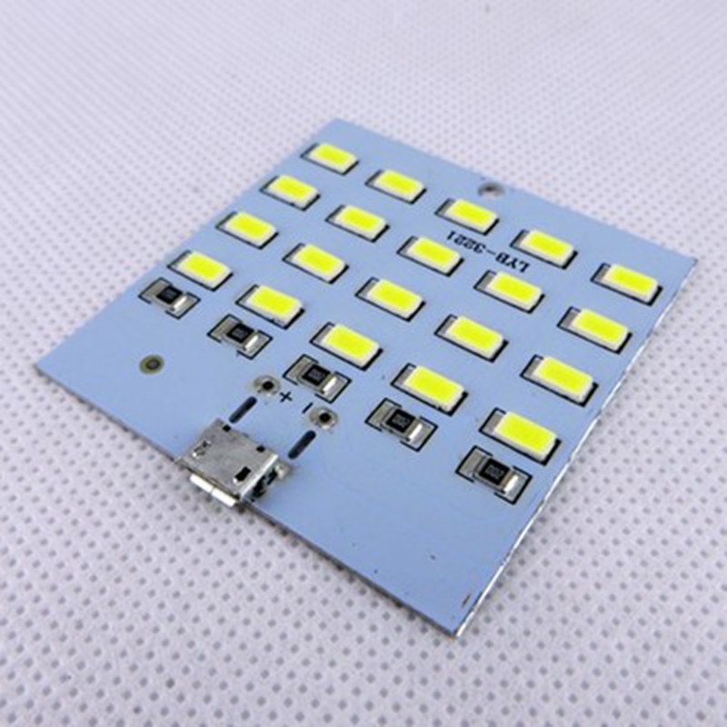 Set 4 Đèn LED 20 Bóng Siêu Sáng Có Giá Đỡ Điện Thoại Tiện Dụng