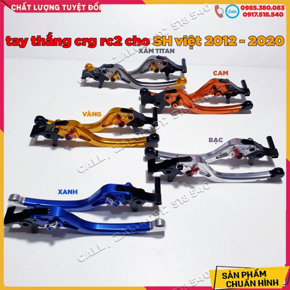 ✅ Tay Thắng CRG Rc2 Cho SH 2 Đĩa 2012 - 2020 ( Giá 1 Cặp ) ✅ Ảnh thật Sp