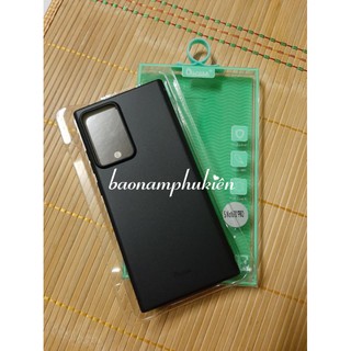 Ốp lưng Ou Case cho samsung note 20 ultra/note 20 ultra 5G silicon dẻo màu đen có gờ bảo vệ camera