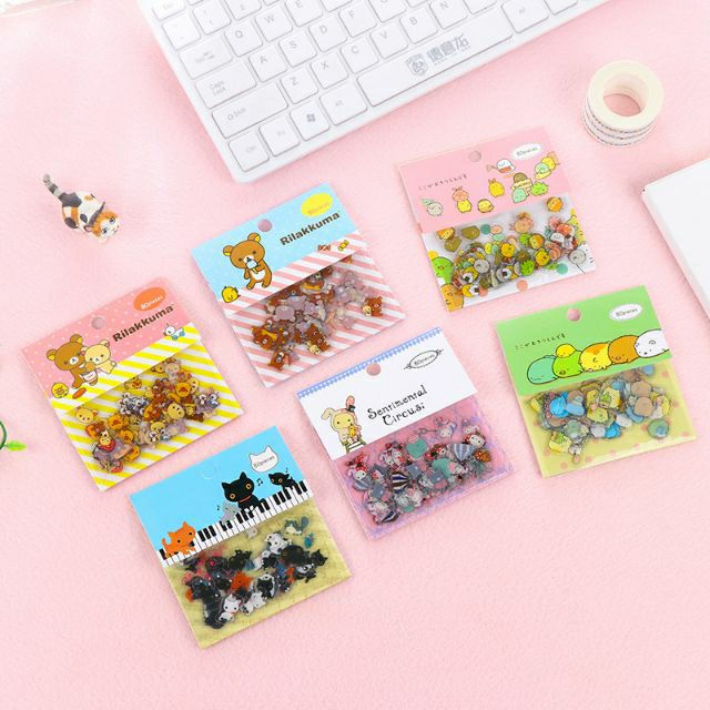 Bộ 80 sticker cắt sẵn amine