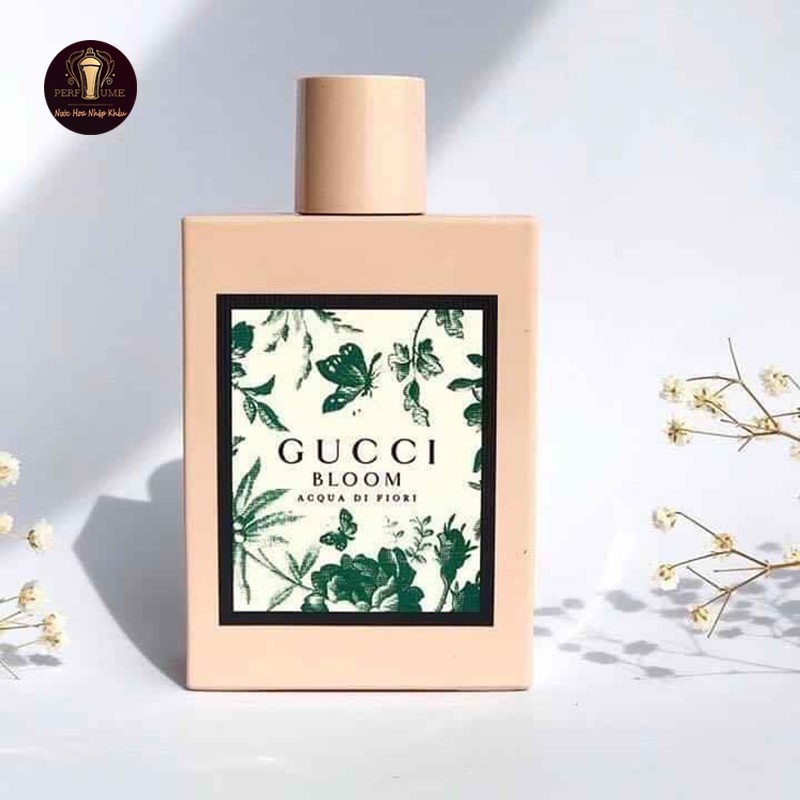 Nước hoa nữ Gucci Bloom Acqua di Fiori Eau de Toilette For Her thanh lịch, sang trọng, tươi mới - 100ml