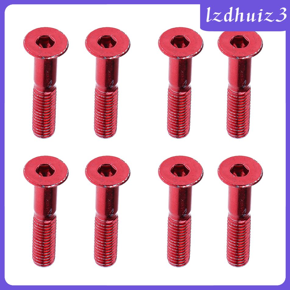 Gemgem Loey 8pcs Replacement Skateboard Truck Hardware Screws Bolts