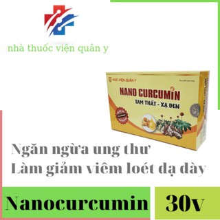 Nano Curcumin tam thất xạ đen Học viện quân y