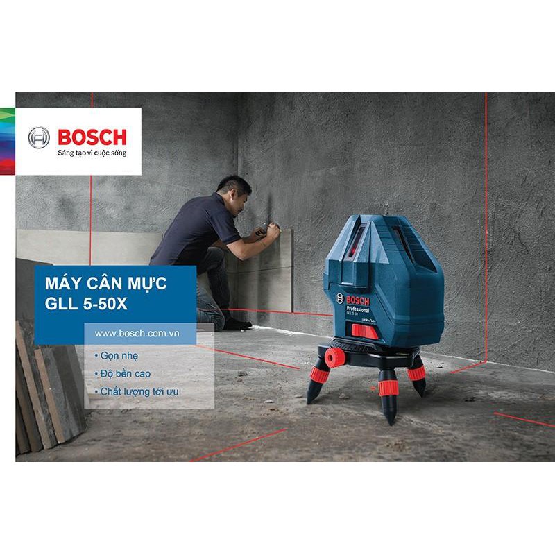 Máy cân mực laser Bosch- GLL 5-50X