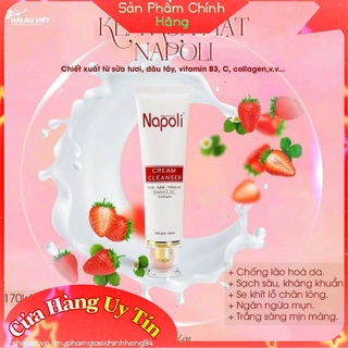 CREAM CLEANSER NAPOLI Kem Rửa Mặt 🍓Chính Hãng 🍓 Sữa Rửa Mặt Napoli - Hải Âu Việt