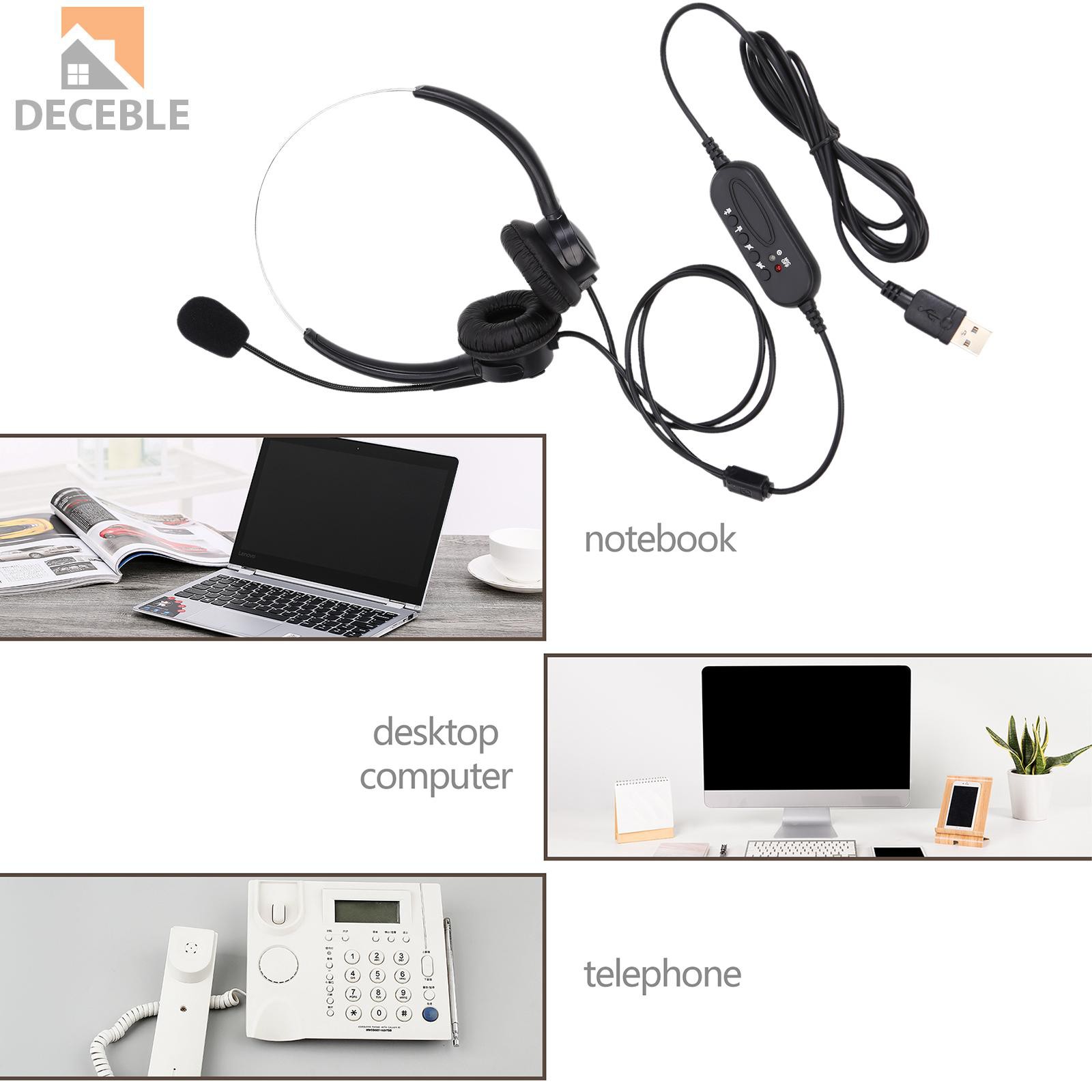 Tai Nghe Chụp Tai Chống Ồn Kết Nối Usb Cho Điện Thoại Di Động / Máy Tính | BigBuy360 - bigbuy360.vn