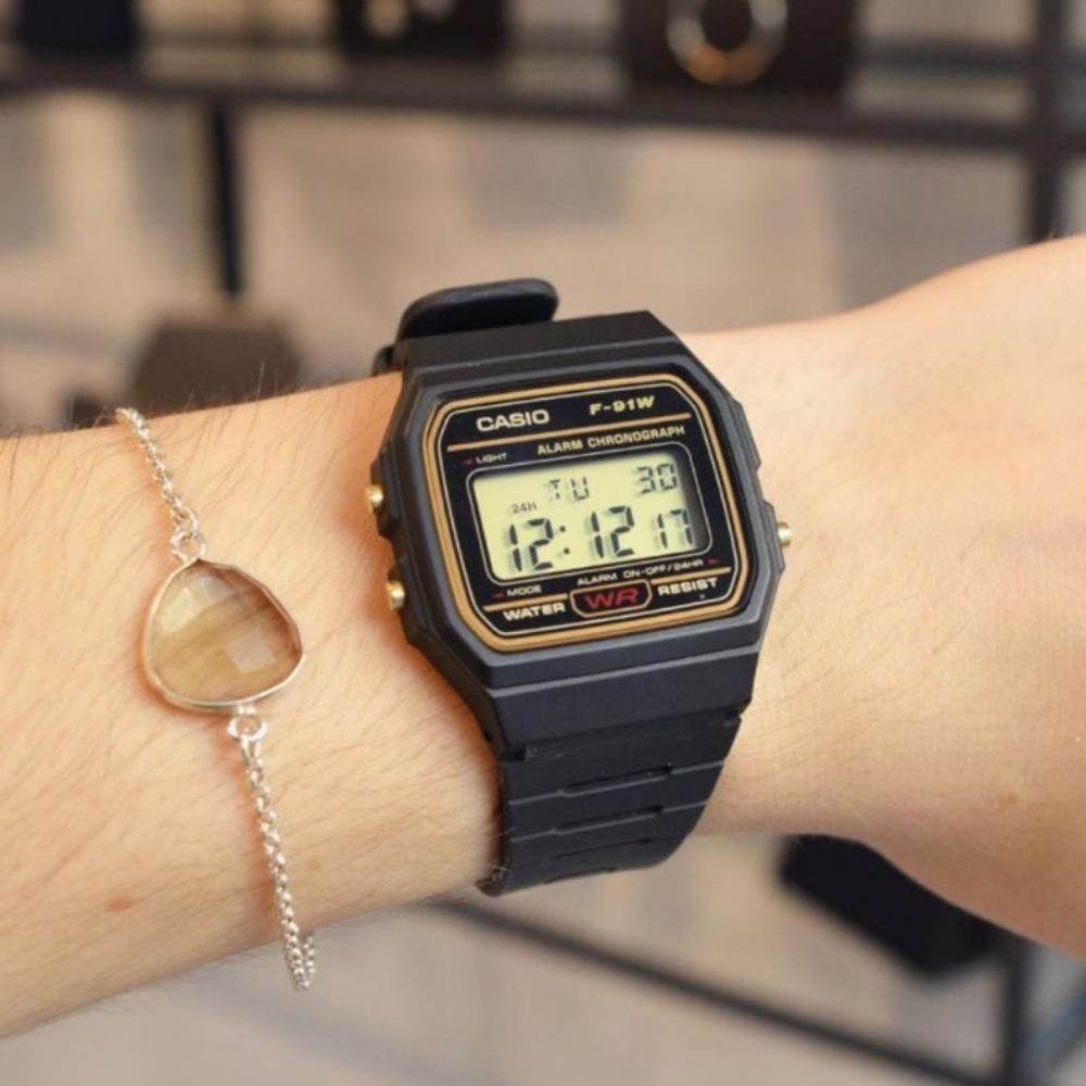 Đồng hồ Casio nam nữ chính hãng f94 , f91 , f201 , f200 - đồng hồ điện tử dây nhựa huyền thoại chống nước 5atm hàng xịn