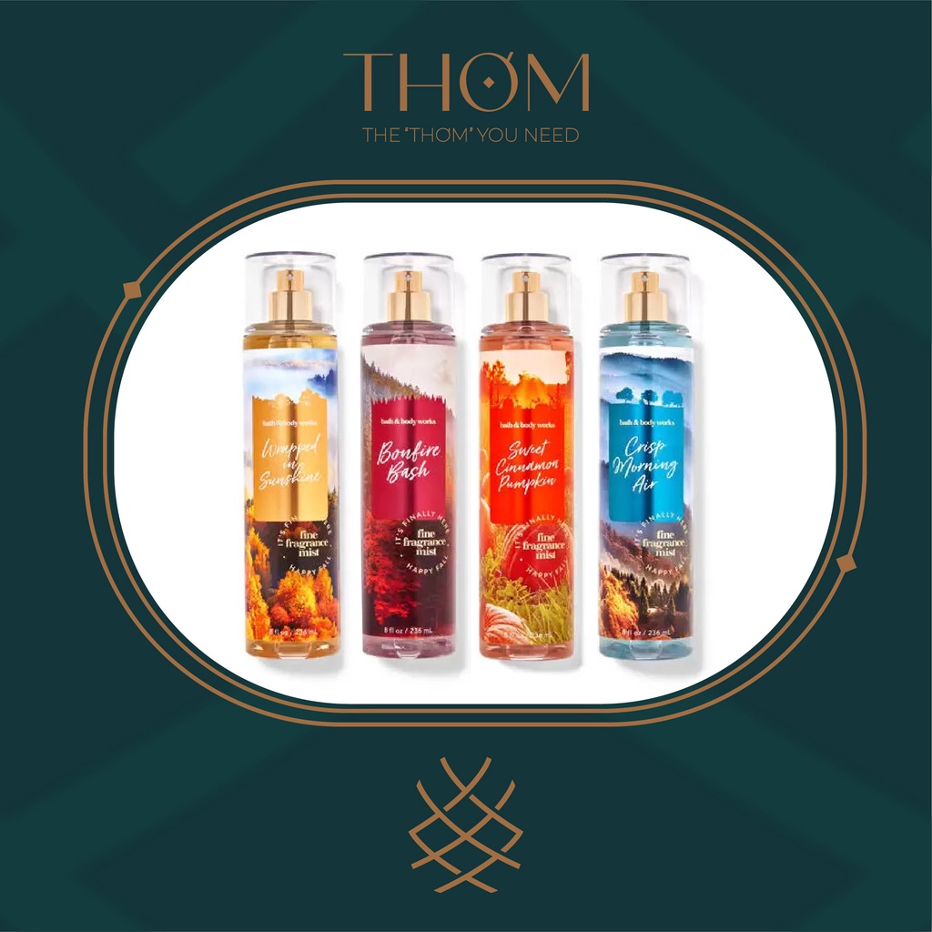 CRISP MORNING AIR | WRAPPED IN SUNSHINE - Xịt Thơm Toàn Thân Bath & Body Works