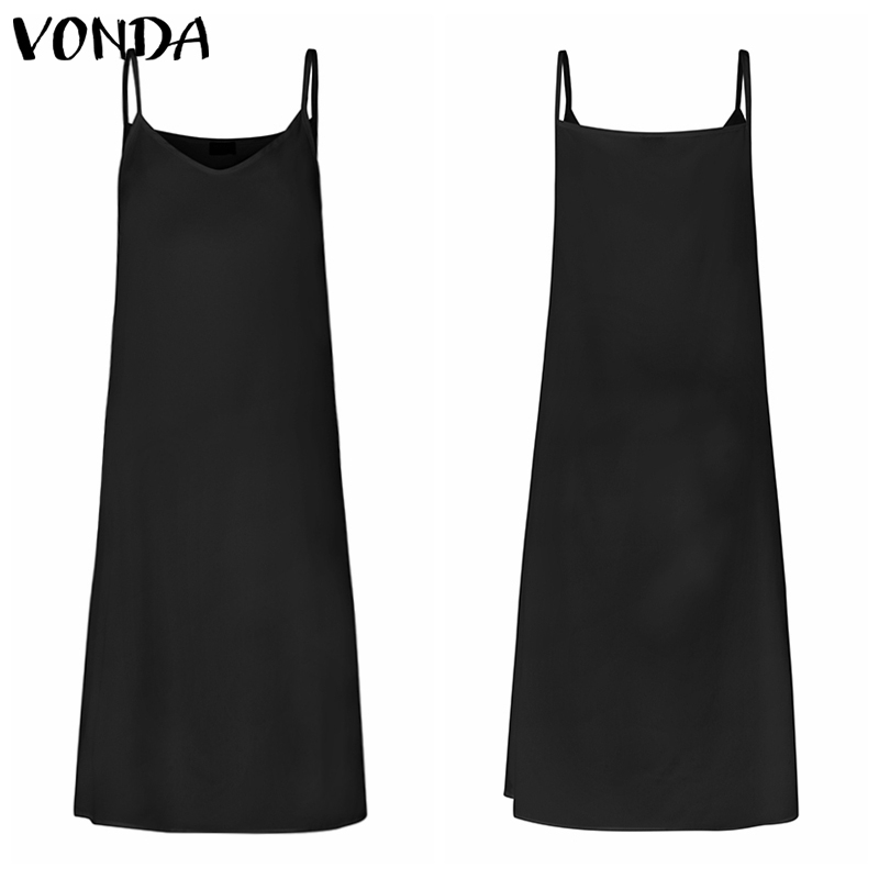 Đầm Vonda Hai Dây Dáng Dài Màu Trơn Nữ Tính | BigBuy360 - bigbuy360.vn