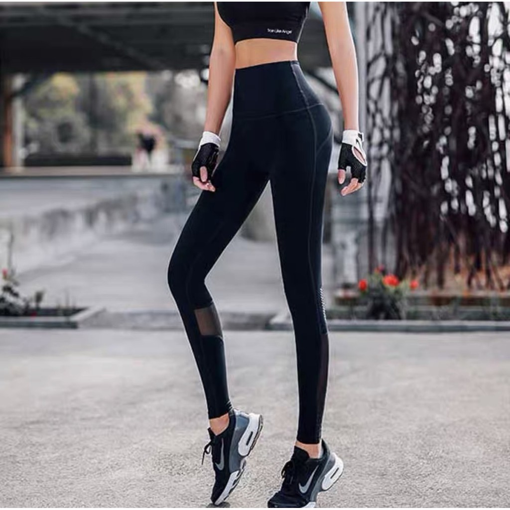 Quần legging dài cho nữ tập gym, mặc đi chơi, yoga cao cấp [ Legging lưới ]