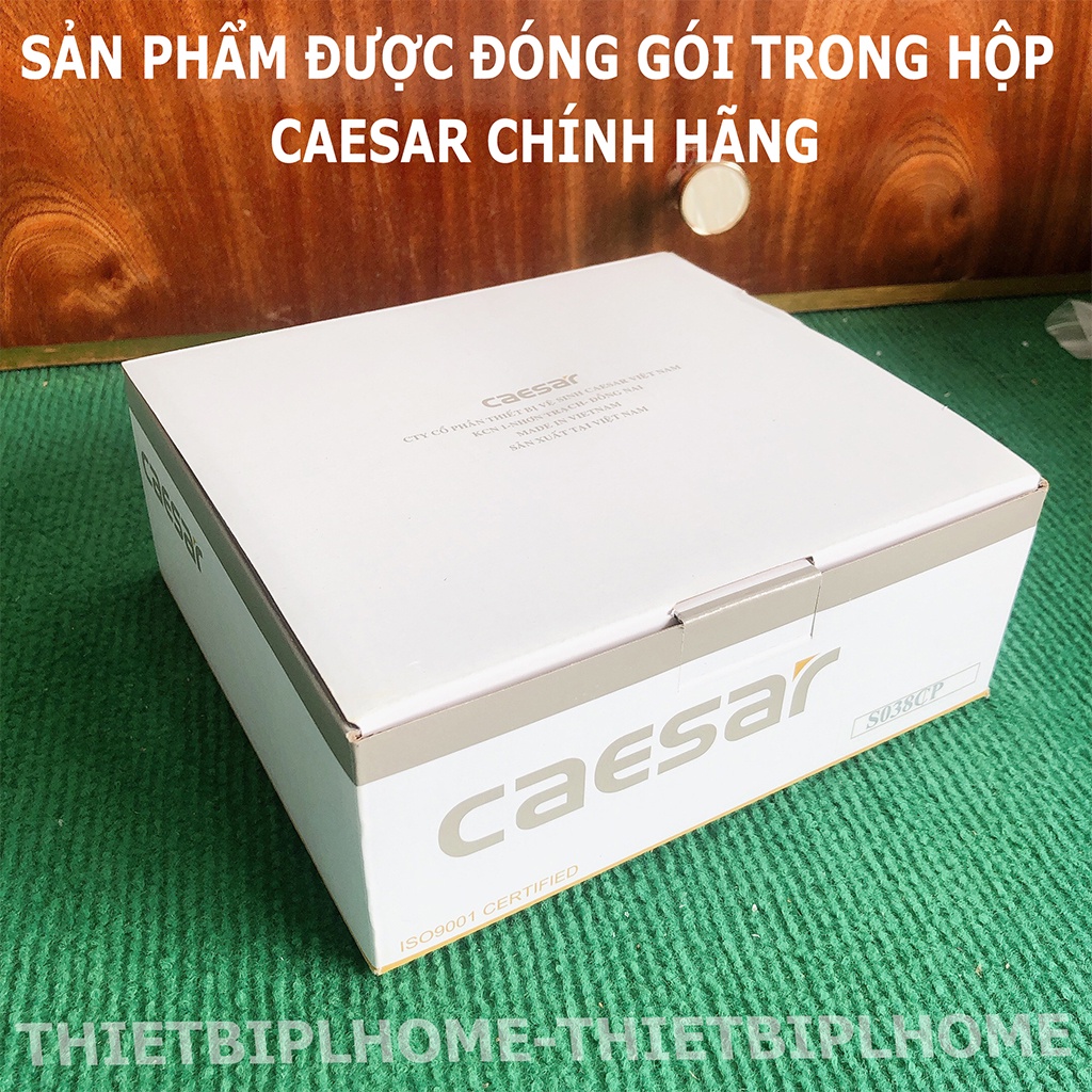 Vòi sen tắm lạnh gắn tường Caesar S038CP tay dây sen nhựa