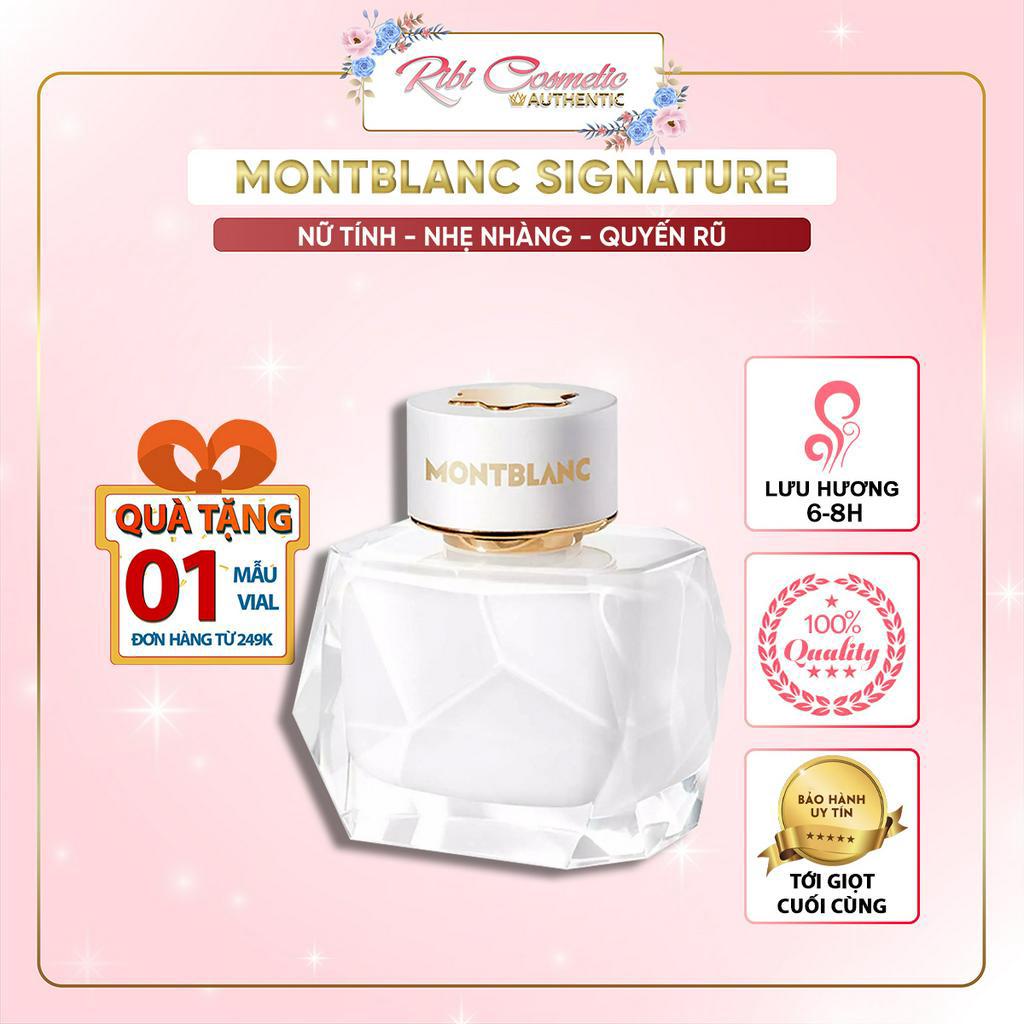 Nước Hoa Nữ Montblanc Signature - Signature Absolue Hương Sữa Dừa Béo Ngậy Ngây Thơ Nhẹ Nhàng Quyến Rũ Ribicosmetic
