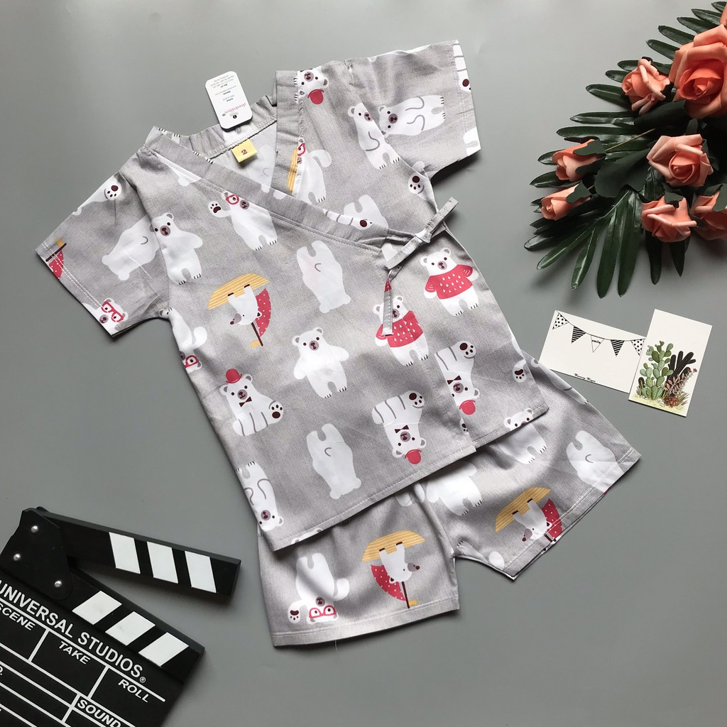 Combo 3 bộ yukata bé trai