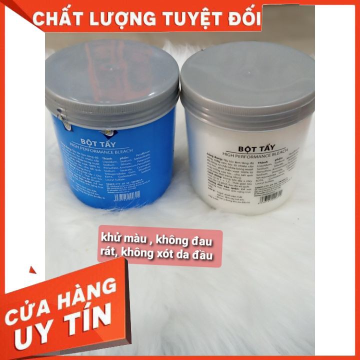 BỘT TẨY NÂNG TÔNG MÀU TÓC Kella 500g cao cấp giúp sáng, đều màu dai tóc