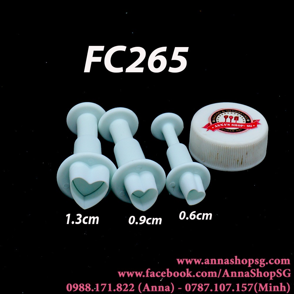 FC265 SET CUTTER LÒ XO TIM NHỎ