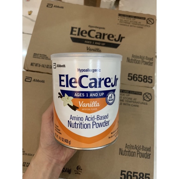 Sữa thuỷ phân EleCare JR - Dành cho trẻ dị ứng sữa bò - Hộp 400gr