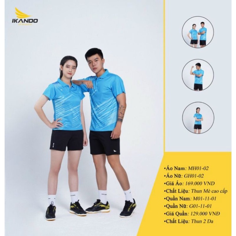 BỘ QUẦN ÁO THỂ THAO NAM NỮ IKANDO - HERA - PHẨM CHẤT NỮ THẦN