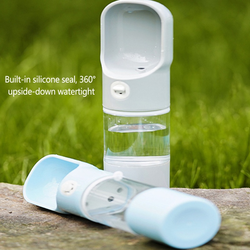 Bình Đựng Nước 2 Trong 1 Chống Rò Rỉ Cho Chó Đi Bộ/Du Lịch/Đi Bộ Đường Dài/Du Lịch Ngoài Trời